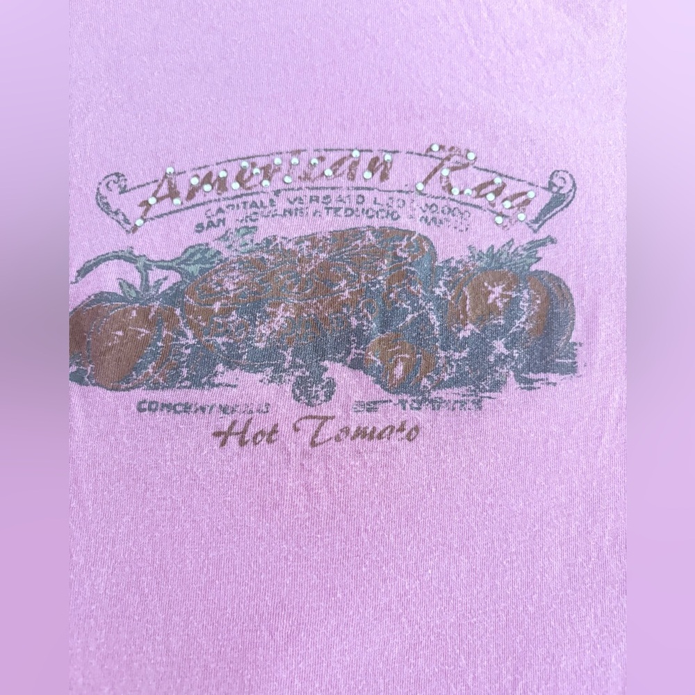Vintage American Rag Pink Graphic Short Sleeve Tee, Small - Picture 3 of 7